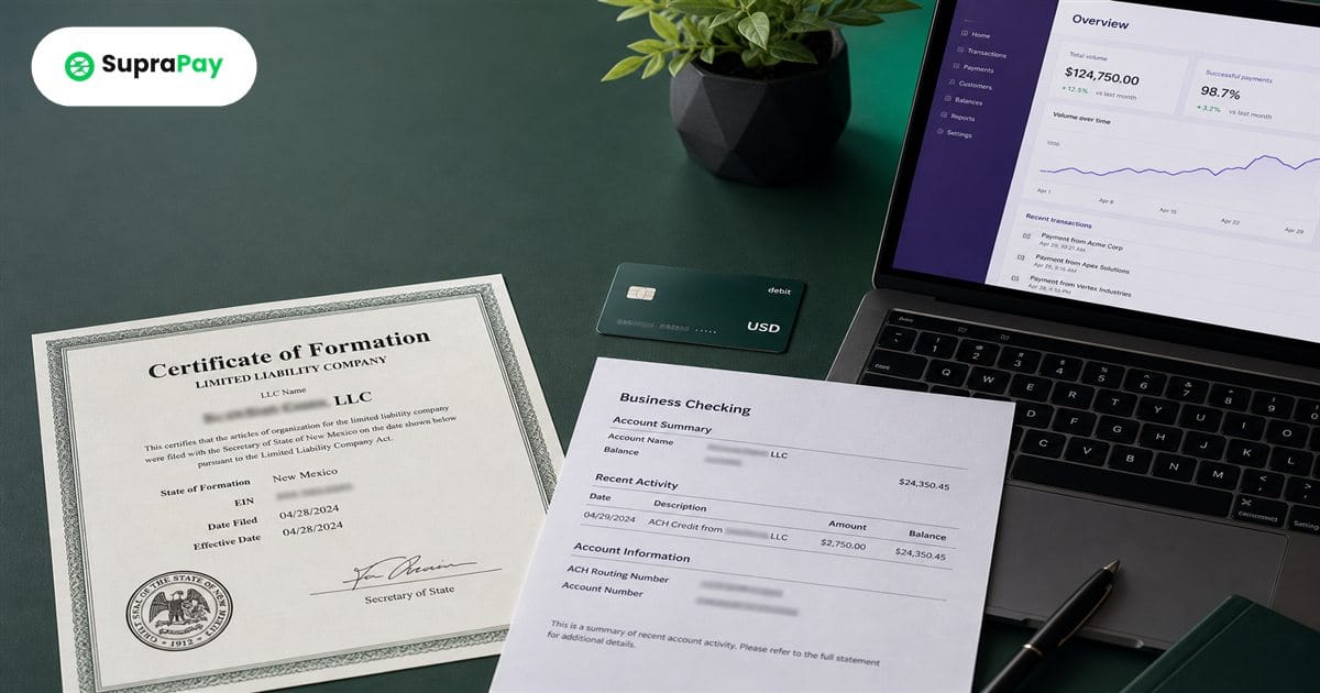SupraBusiness : société américaine, compte en dollars et Stripe depuis l'Afrique